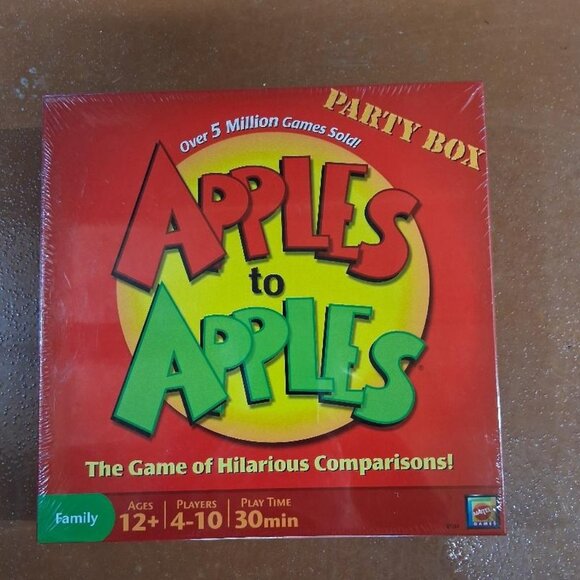 Apples To Apples Party Box Game For Family & Friends  4-10 Players 12+  30-Minut - Picture 1 of 2